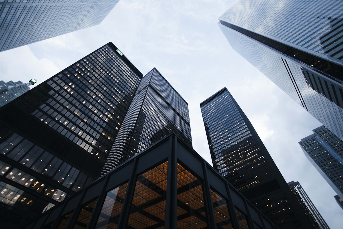 Modern commercial building